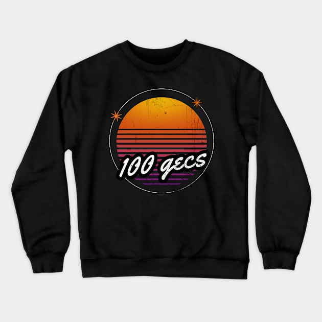 100 gecs ll vint moon Crewneck Sweatshirt by the haunted bathroom